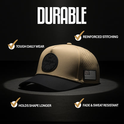 Curves & Clubs 1776 Black Patch Hat