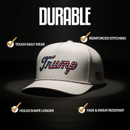 White USA Performance Hat