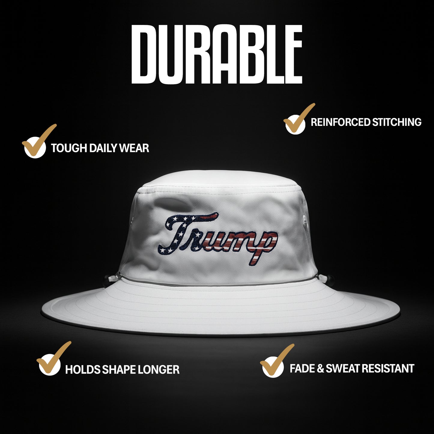 Trump Bucket Hat USA