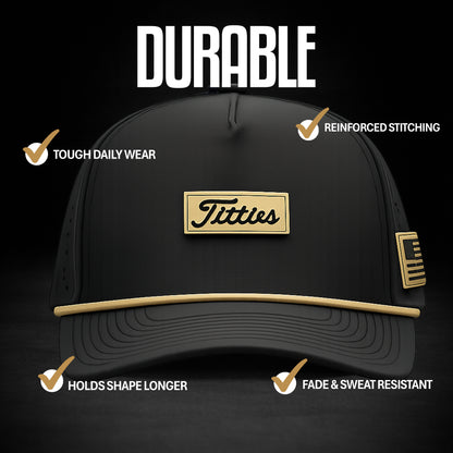 Black Tan Titties Golf Hat