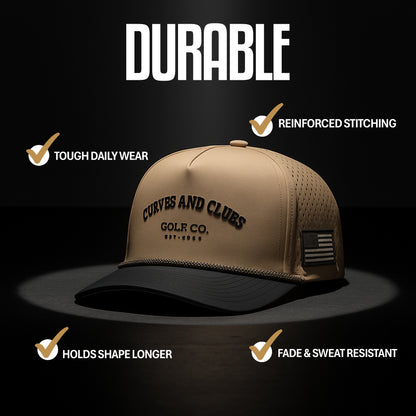 Tan American Golf Hat – Golf Co. Hat EST. 2024