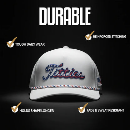 Titties Golf Hats 3-Pack – White USA Titties, Black USA Titties, and White & Black