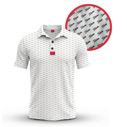 White Titties Golf Polo