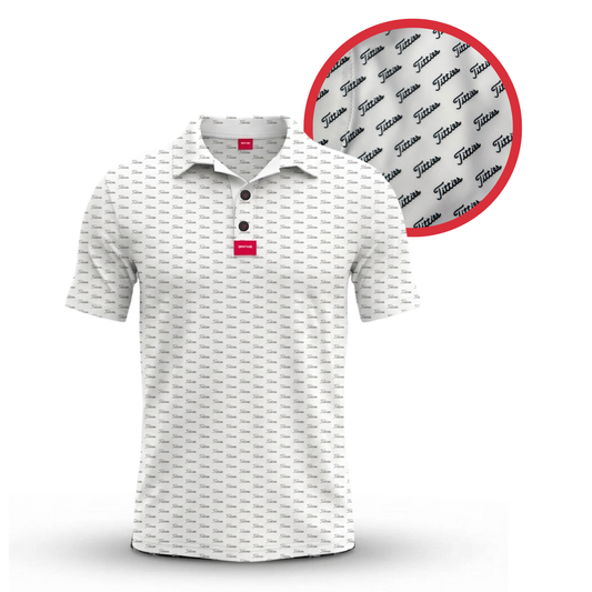 White Titties Golf Polo