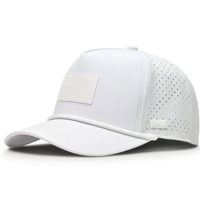 Whiteout American Flag Rope Hat
