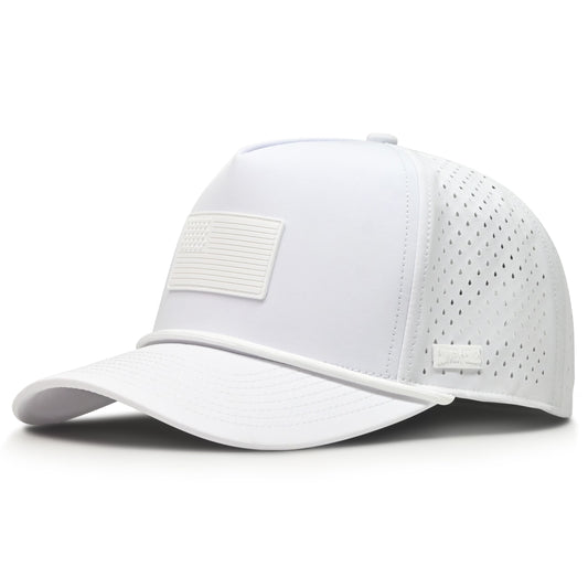 Whiteout American Flag Rope Hat