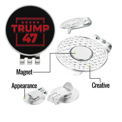 Curves & Clubs Premium Trump 47 Golf Ball Markers – 2-Pack