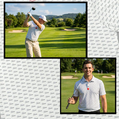 White Titties Golf Polo