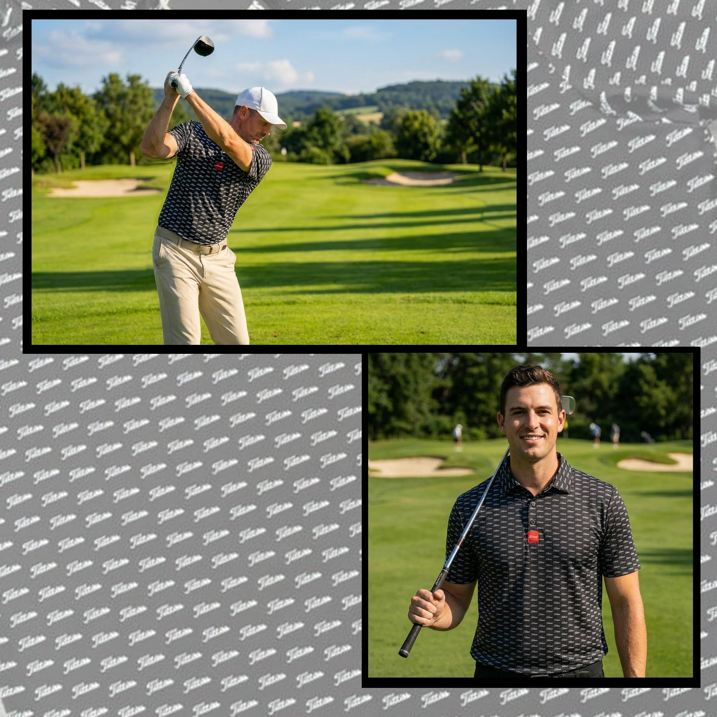 Black Titties Golf Polo