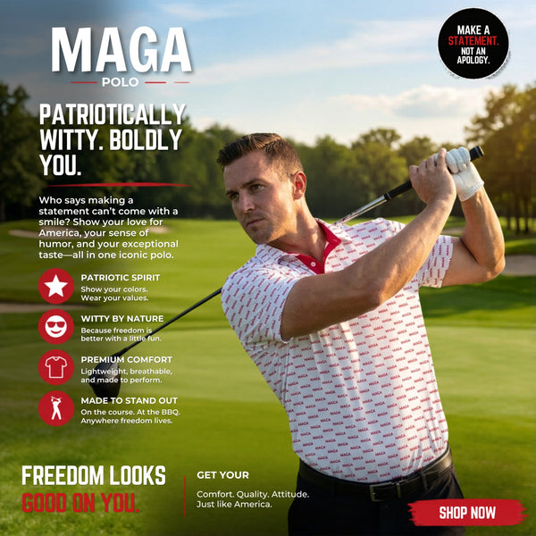 MAGA Golf Polo
