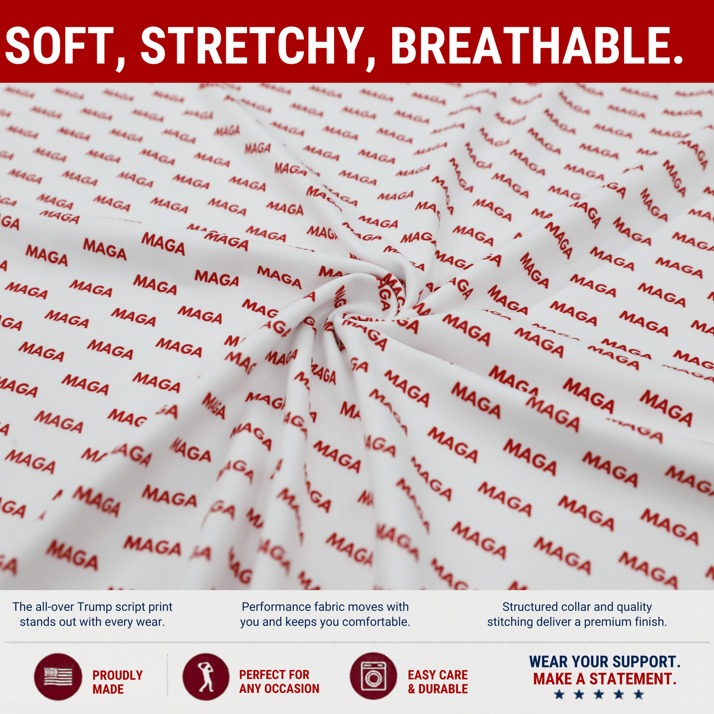MAGA Golf Polo
