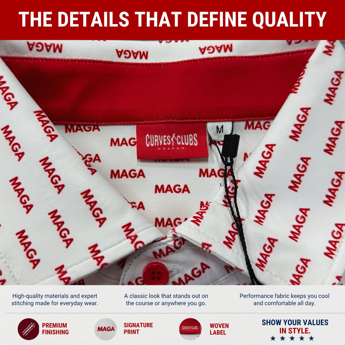 MAGA Golf Polo