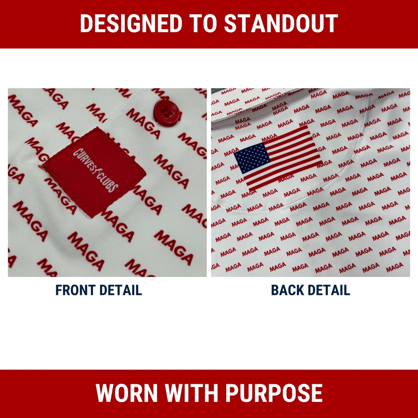MAGA Golf Polo