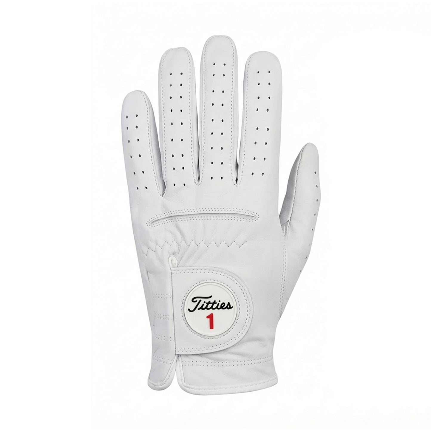 Titties Premium Leather Golf Gloves