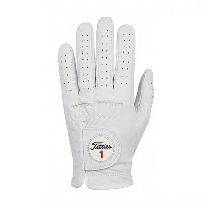 Titties Premium Leather Golf Gloves