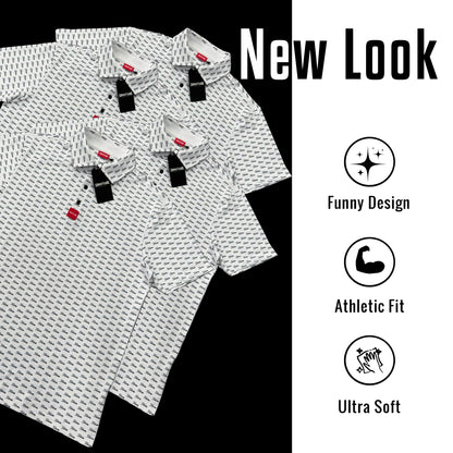 White Titties Golf Polo