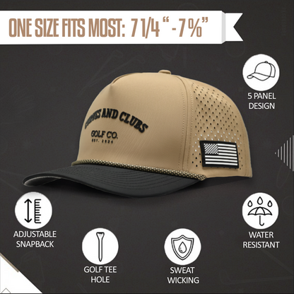 Tan American Golf Hat – Golf Co. Hat EST. 2024