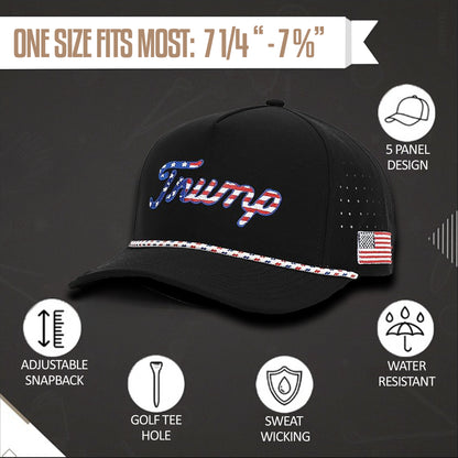 Black USA Titties Golf Hat(Waterproof)