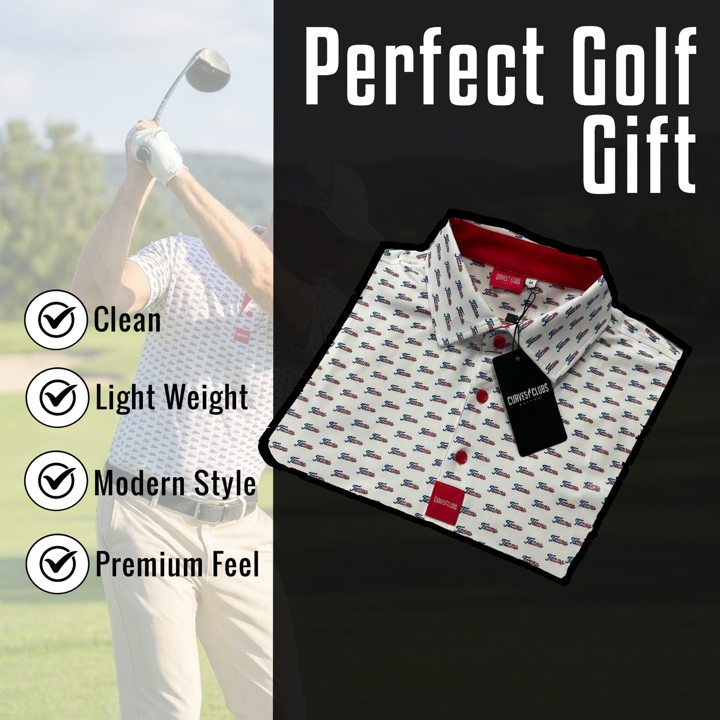 USA Titties Golf Polo