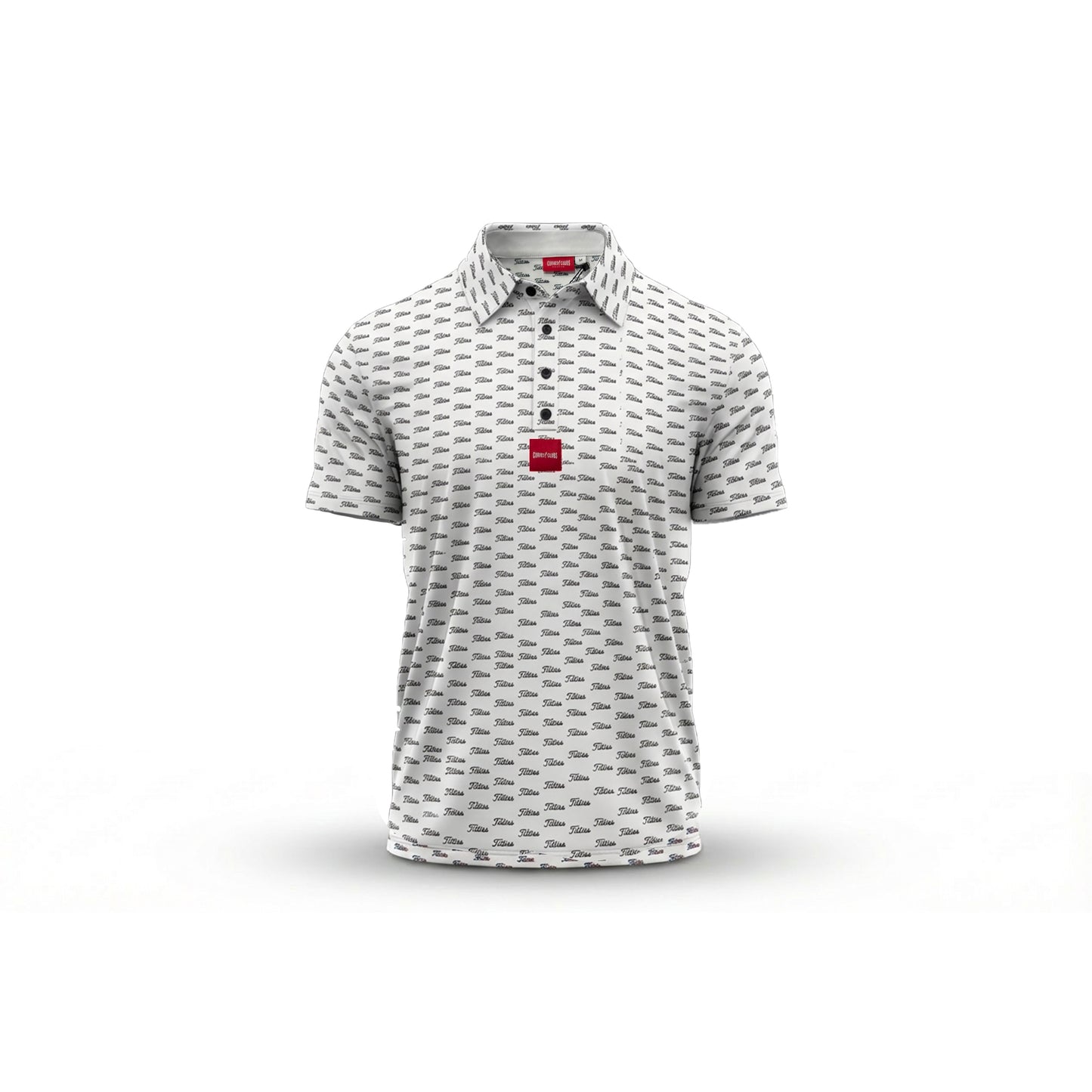 White Titties Golf Polo