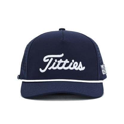 Navy Titties Golf Hat