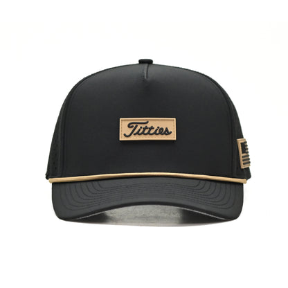 Black Tan Titties Golf Hat
