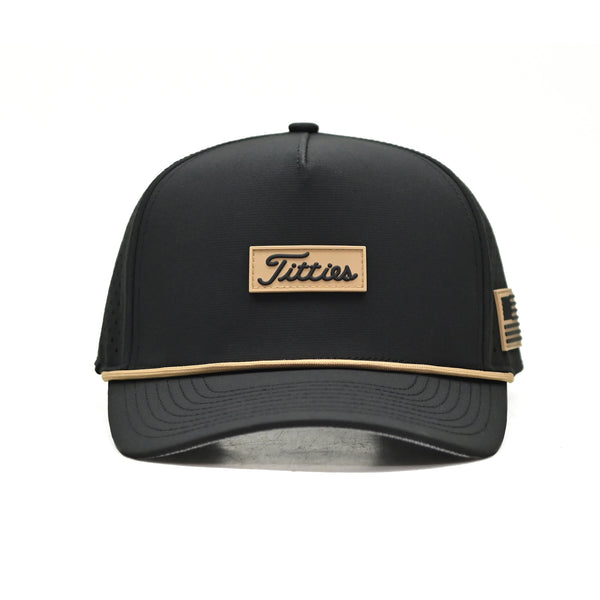 Black Tan Titties Golf Hat