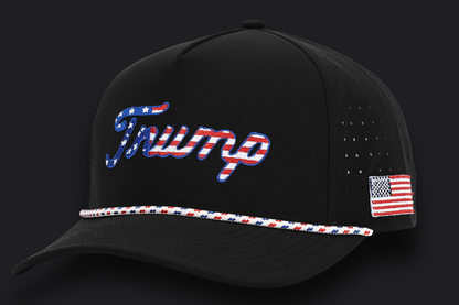 Black USA Trump Golf Hat