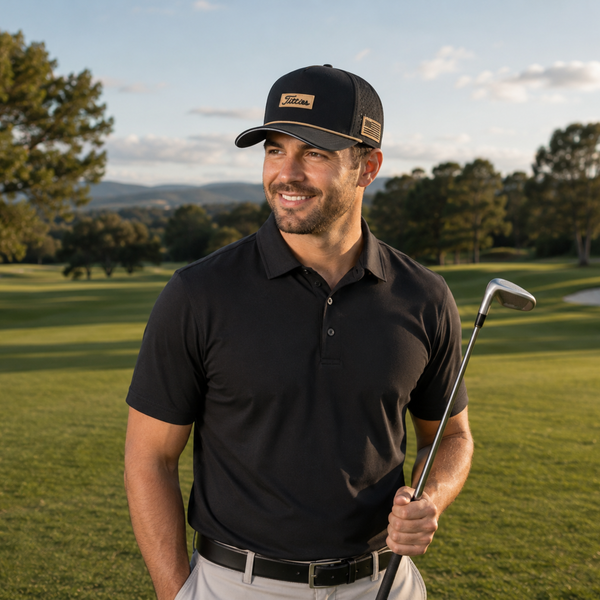 Black Tan Titties Golf Hat