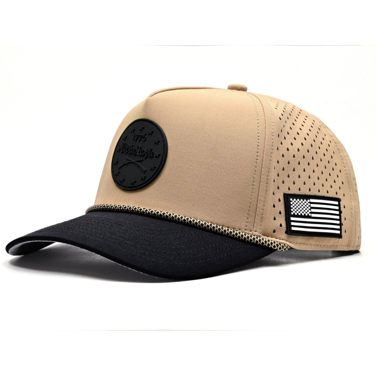 Curves & Clubs 1776 Black Patch Hat