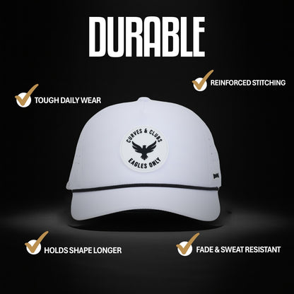 Curves & Clubs Eagles Only Golf Hat | Rope Snapback