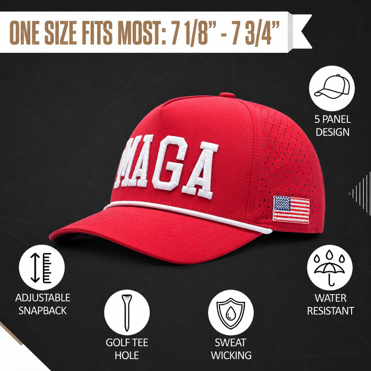 Maga Red Trump Hat