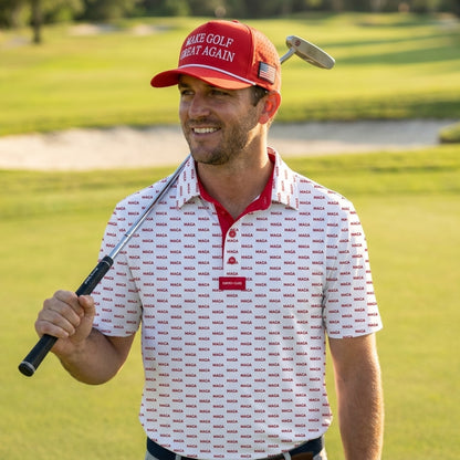Ultimate MAGA Bundle – Make Golf Great Again Hat & MAGA Polo Set