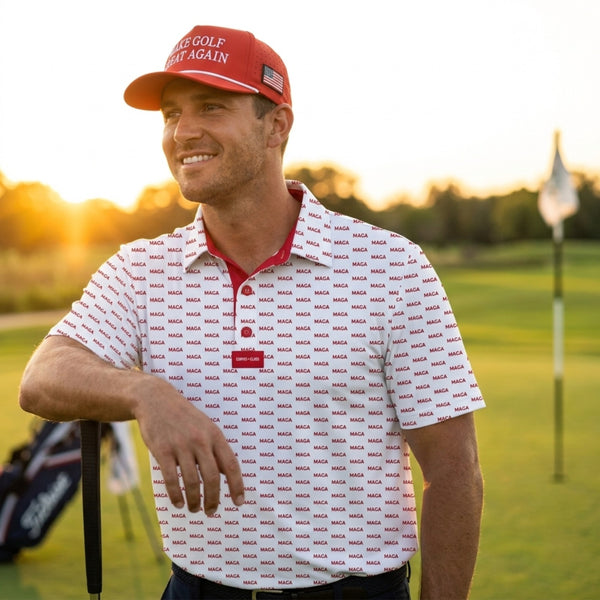 Ultimate MAGA Bundle – Make Golf Great Again Hat & MAGA Polo Set