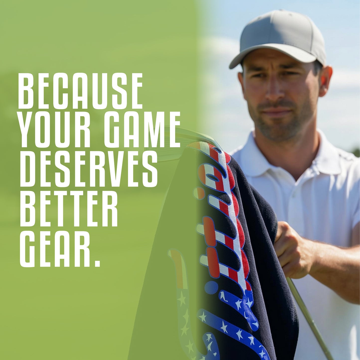 Curves & Clubs Titties Golf Towel