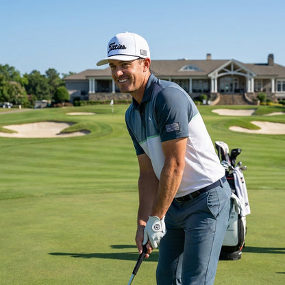 White and Black Titties Golf Hat
