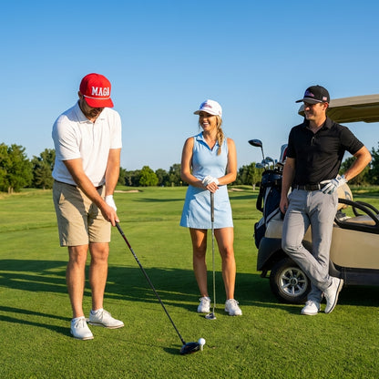 Trump Golf Hats 3-Pack Bundle