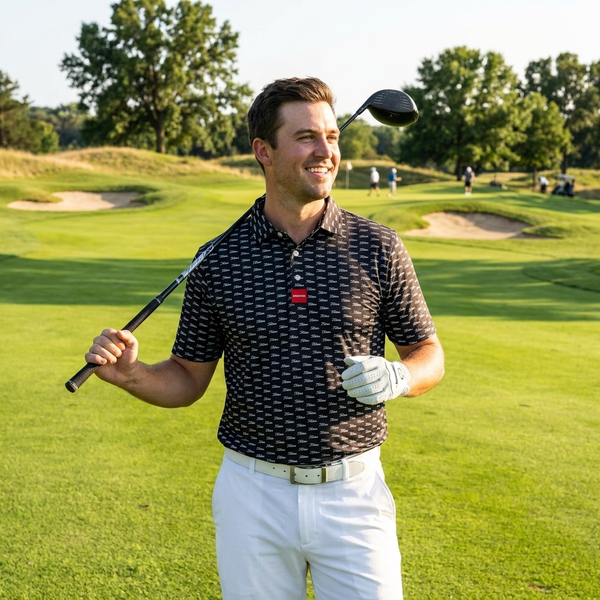 Black Titties Golf Polo