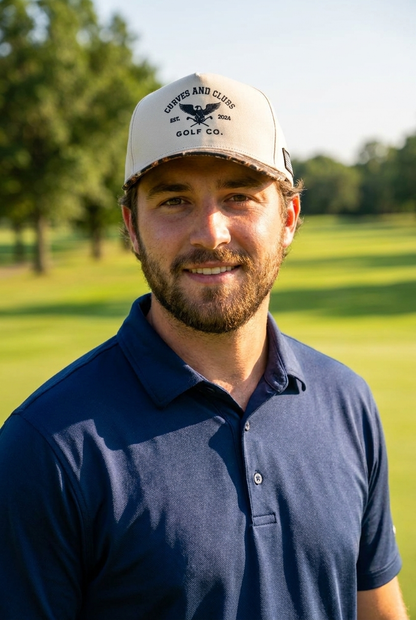 Curves and Clubs Golf Hat Camo – Bald Eagle Performance Cap