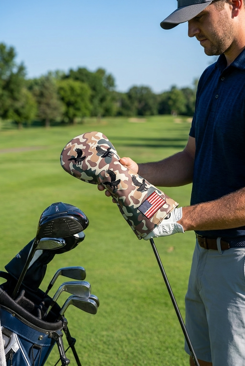 Camo USA Bald Eagle Golf Headcover