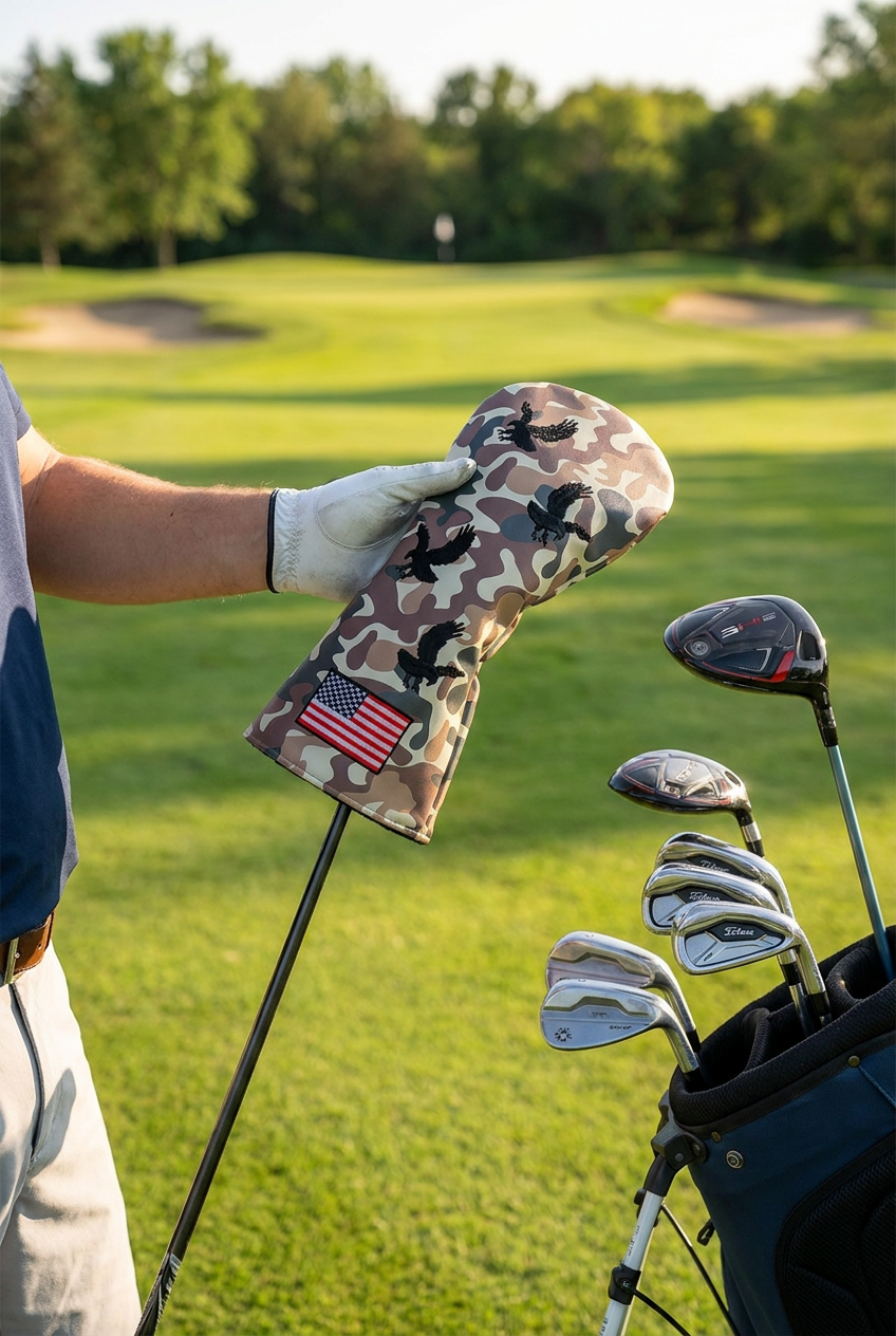Camo USA Bald Eagle Golf Headcover
