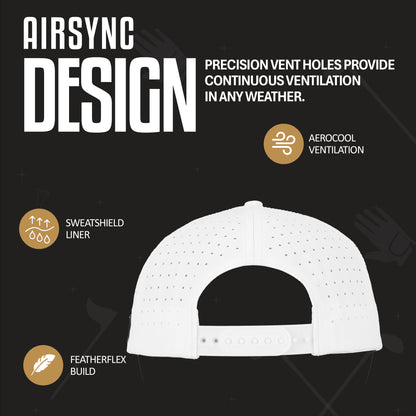 White and Black Titties Golf Hat