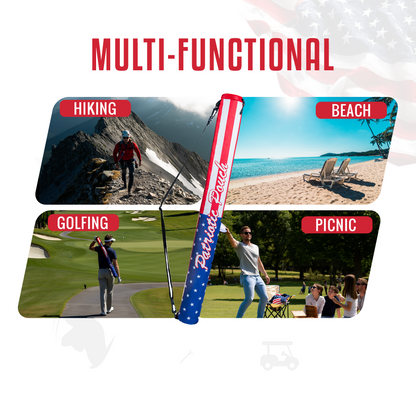 Curves & Clubs Patriotic Pouch Golf - Insulated Can Pouch