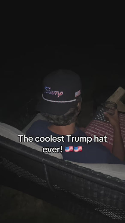 Black USA Trump Golf Hat