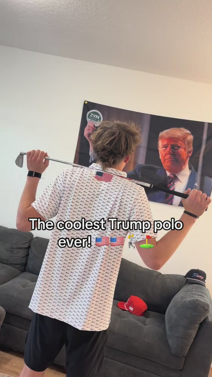 Trump Funny Golf Polo