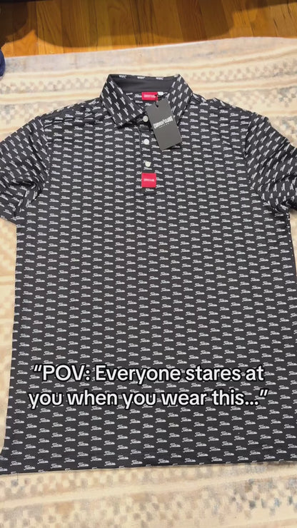 Black Titties Golf Polo