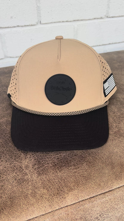 Curves & Clubs 1776 Black Patch Hat