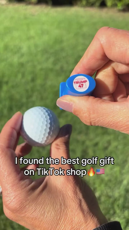Trump 47 Golf Balls Stamp