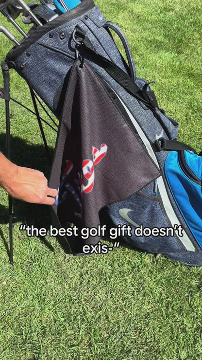 Curves & Clubs Titties Golf Towel