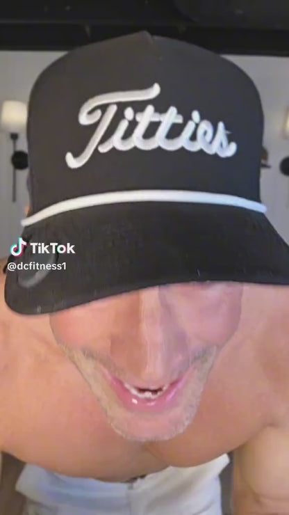Black Titties Golf Polo